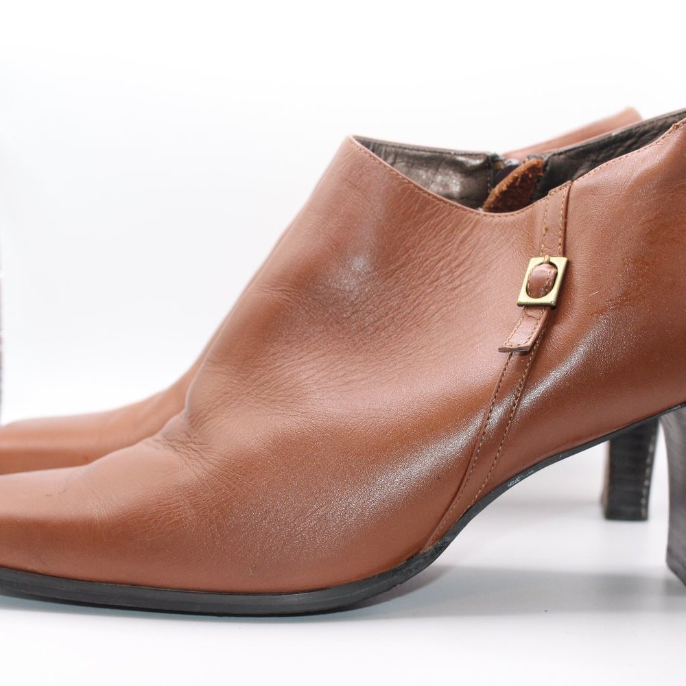 ANKLE BOOTS LEATHER  SIZE 10